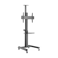 Gembird Floor stand Tv Aluminum with wheels 37-70 And 39 inch Black
