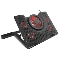 Genesis Laptop Cooler Cooling Pad Oxid 550 15.6-17.3 5 Fans, Led Light, 1 Usb