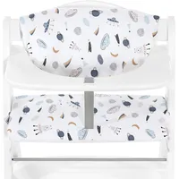 Hauck Deluxe highchair cushion, Space White 667699
