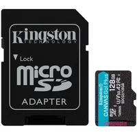 Kingston 128Gb microSDXC Canvas Go Plus 170R A2 U3 V30 Card  Adp Ean 740617301182