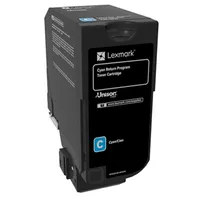 Lexmark High Capacity Cyan Return Programme 84C2Hc0 Toner Cartridge