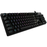 Logitech G512 Carbon Lightsync Rgb Mechanical Gaming Keyboard with Gx Red switches-CARBON-US Intl-Usb-In