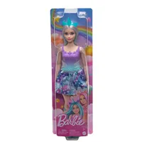 Mattel Barbie Unicorn doll, purple and turquoise outfit
