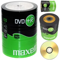 Maxell DvdR Blank Recordable Digital Disc Dvdr / 4.7Gb 16X Speed 120Mins 100 Pack