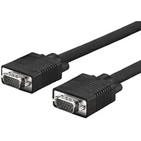 Microconnect Full Hd Svga Hd15 cable 2M Monitor Cable, Black