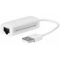 Microconnect Usb2.0 to Ethernet, White It supports, Win 7, Vista, 