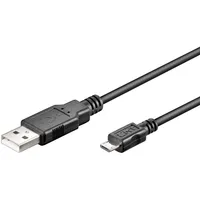Microconnect Usb A to Micro B cable,  Version 2.0, Black, 1M Usb2.0