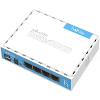Mikrotik hAP Lite Classic Rb941-2Nd 802.11N 10/100 Mbit/S Ethernet Lan Rj-45 ports 4 Mesh Support No Mu-Mimo mobile broadband Antenna type Internal 1Xusb