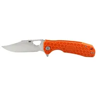 No name Honey Badger Clippoint Small Orange Knife Hb4080
