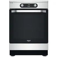 No name Hotpoint Hs68Iq8Chx/E Freestanding cooker Electric Zone induction hob Stainless steel A
