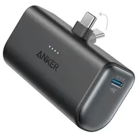 No name Powerbank Anker Nano 5000Mah 22.5W with built-in Usb-C connector black
