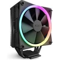Nzxt T120 Rgb Cpu cooler for Amd and Intel Cpu, 120 mm fan, black
