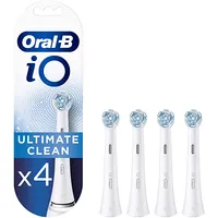 Oral-B  iO Ultimate Clean Toothbrush Replacement Heads For adults Number of brush heads included 4 White