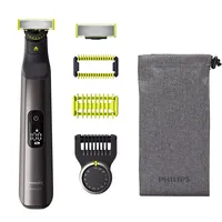Philips Qp6551/15 Oneblade Pro Hair, Face and Body Trimmer Cordless, Wet  And Dry, Number of length steps 14, Black/Green