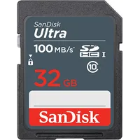 Sandisk Ultra 32Gb Sdhc Mem Card 100Mb/S memory card Uhs-I Class 10
