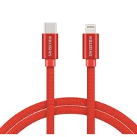 Swissten Textile Usb-C To Lightning Data and Charging Cable Fast Charge / 3A 1.2M