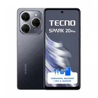 Tecno Smartphone Spark 20 Pro Kj6 25612 Moonlit Black

