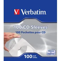 Verbatim Cd Paper Sleeves 100 Pack 100Pk, 