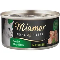 Wader Miamor Feine Filets Naturell Skipjack tuna - wet cat food 80G
