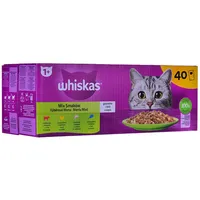 Whiskas Mix of flavors in jelly for cats 40X85G
