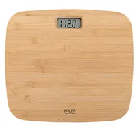 Adler Bathroom Bamboo Scale Ad 8173	 Maximum weight Capacity 150 kg Accuracy 100 g