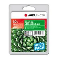 Agfaphoto Ink, rpl Lc-1240 Value-Pack Bk,C,M,Y, Pages 3166, 46Ml