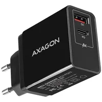 Axagon Acu-Pq22 wall charger Qc3.0/Afc/Fcp  Pd type-C, 22W, black