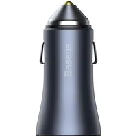 Baseus car charger Usb A  Type C cabel to Pd Qc4.0 3A 40W Tzccjd-0G dark gray