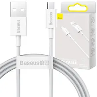 Baseus Superior Series Cable Usb to micro Usb, 2A, 1M White
