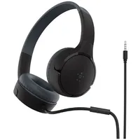 Belkin Soundform Mini On-Ear Wired Headphones Black For Kids
