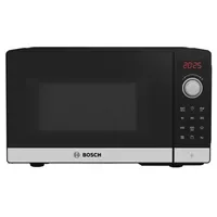 Bosch Serie 2 Fel023Ms2 microwave Countertop Solo 20 L 800 W Black, Stainless steel
