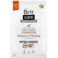 Brit Care Hypoallergenic Adult Dog Show Champion Salmon  And Herring - dry dog food 3 kg
