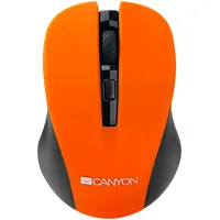 Canyon Mw-1, 2.4Ghz wireless optical mouse with 4 buttons, Dpi 800/1200/1600, Orange, 103.569.535Mm, 0.06Kg