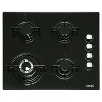 Cata Hob Ci 631 A/A 08041412 Gas on glass Number of burners/cooking zones 4 Rotary knobs Black