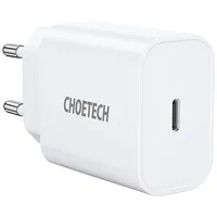 Choetech Mains charger  Q5004 Eu Usb-C, 20W White

