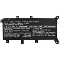 Coreparts Laptop Battery for Asus 31Wh  Li-Pol 7.6V 4100Mah Black,