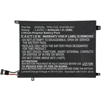 Coreparts Laptop Battery for Hp 31.35Wh  Li-Pol 3.8V 8250Mah Black,
