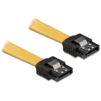 Delock Sata Data Ii 3Gb/S F/F Cable 50Cm Metal Clips Yellow