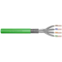 Digitus Installation cable  cat.8.2, S/Ftp, Dca, Awg 22/1, Lsoh, 100M, green
