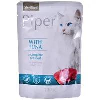 Dolina Noteci Piper Animals Sterilised with tuna - wet food for sterilised cats 100G
