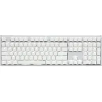 Ducky One 2 White Edition Pbt Gaming Keyboard, Mx-Black, Led -