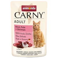 Fisher Price Animonda Carny Adult Beef, turkey and shrimps - wet cat food 85G
