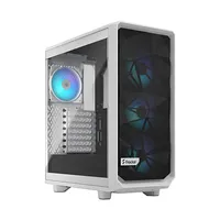 Fractal Design Meshify 2 Compact Rgb Side window White Tg Clear Mid-Tower Power supply included No