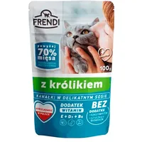 Frendi Pieces in sauce with rabbit - wet cat food 100 g
