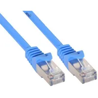 Fujtech Inline Cat5E Sf / Utp network cable, 0.5 m, blue 72550B
