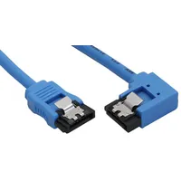 Fujtech Inline rounded Sata cable with L-Connector Right, 0.3M 27703R
