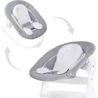 Hauck Baby Products Alpha Bouncer 2 in 1 sitter and high chair seat, Stretch Gray 661970
