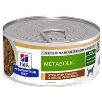 Hills Prescription Diet Metabolic Stew with chicken and vegetables - wet dog food 156G
