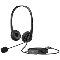 Hp Headphones 428H5AaAbb, on-ear, wired, black
