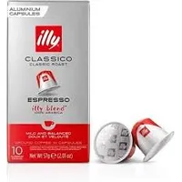 Illy Coffee capsules Classic espresso, for Nespresso machines 10 caps 57G
